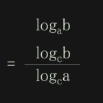 対数log の底を変える。底の変換公式